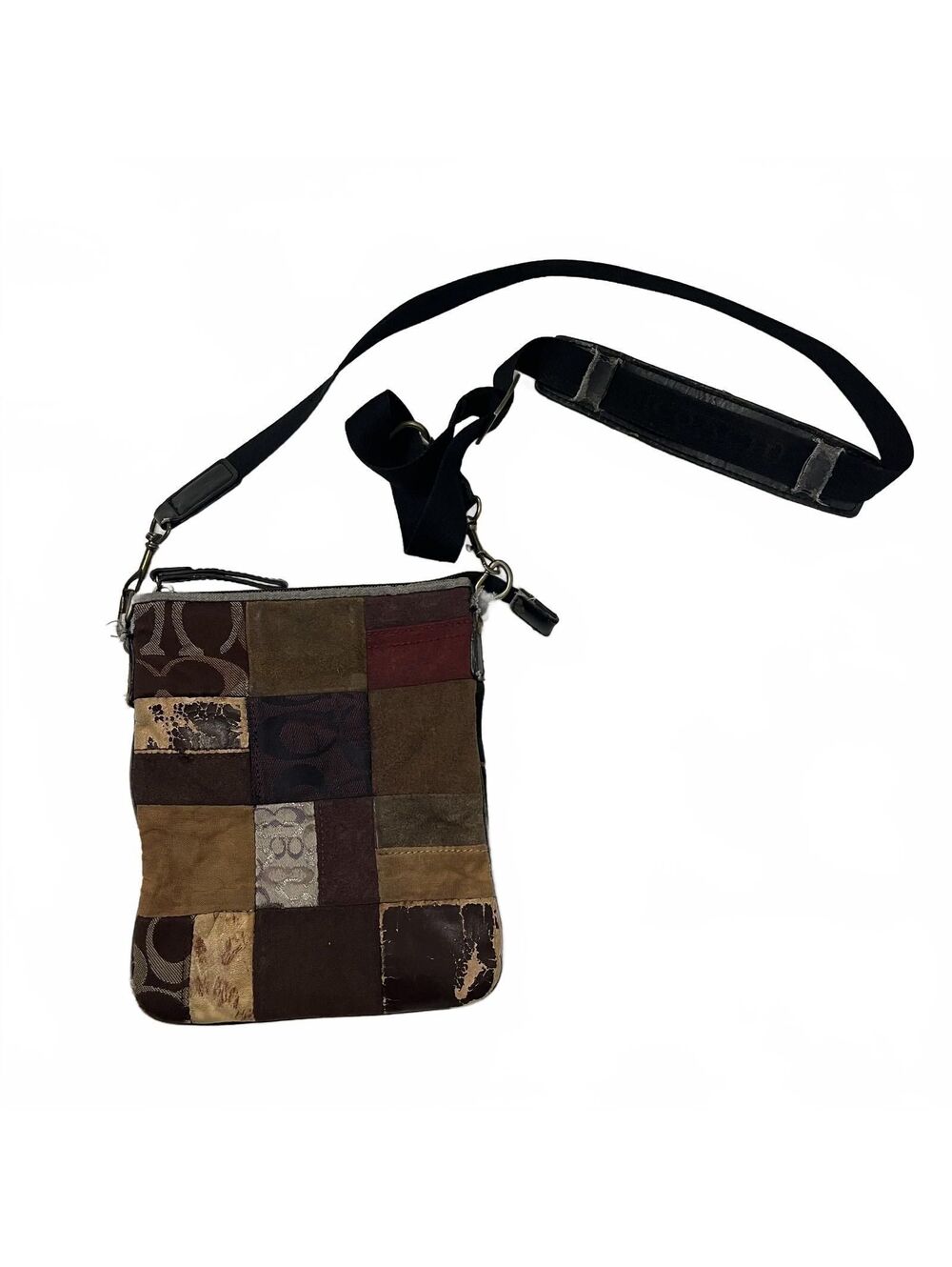 RARE y2k Vintage Coach Patchwork Crossbody Bag